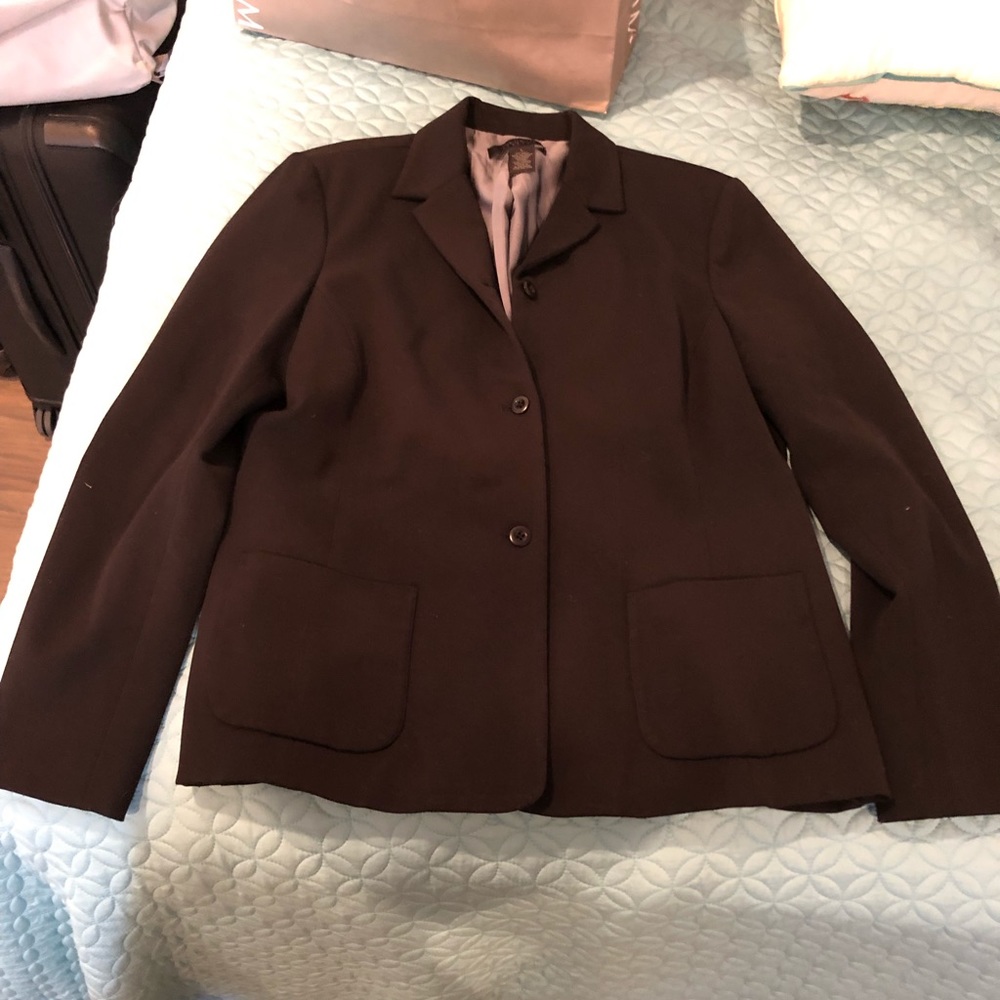 Large black blazer
